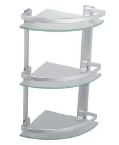 Kệ đựng đồ 3 tầng nhôm kính Duraqua 5303