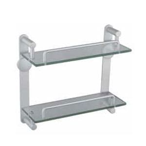 Kệ đựng đồ 2 tầng nhôm kính Duraqua 6712