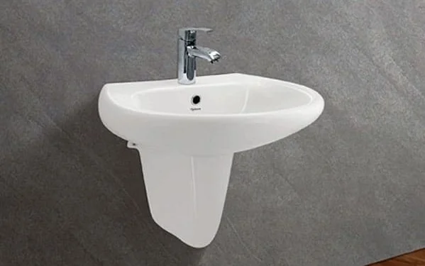 Chậu rửa mặt chân lửng Viglacera VI5