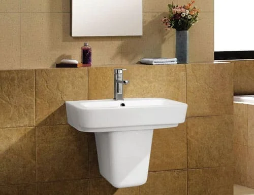 Chậu Rửa Mặt Chân Lửng Viglacera V50 (VI50)
