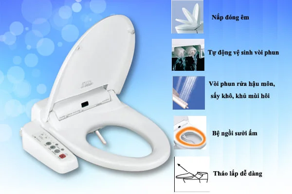 Lợi ích của việc sử dụng nắp điện tử inax 