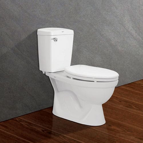 Bồn cầu 2 khối tay gạt nắp thường Viglacera VI77