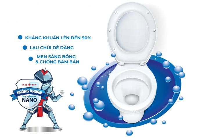 công nghệ men nano nung chống bám dính