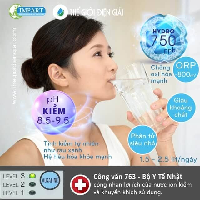 Máy điện giải ion kiềm Impart EXCEL-FX (MX-99)