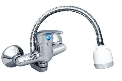 Vòi chậu rửa bát nóng lạnh cần mềm Viglacera VG712 (VG713M)