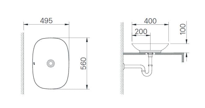 Chậu rửa mặt đặt bàn đá INAX AL-S620V 