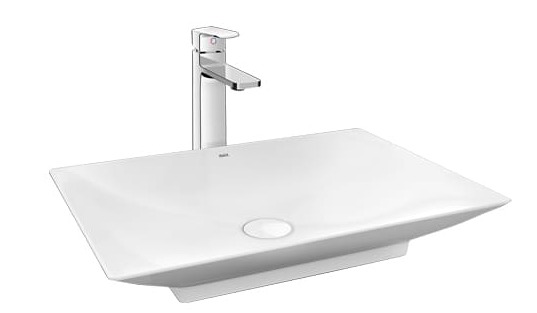 Chậu rửa mặt đặt bàn đá vuông INAX AL-S610V