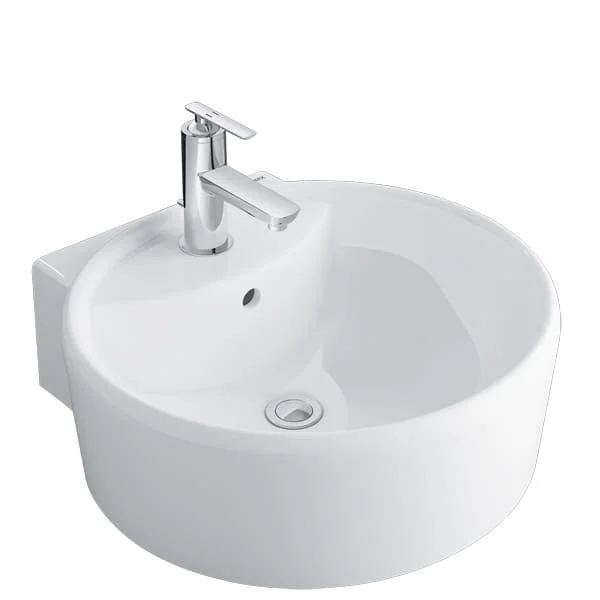 Chậu rửa mặt đặt bàn đá tròn Inax AL-292V