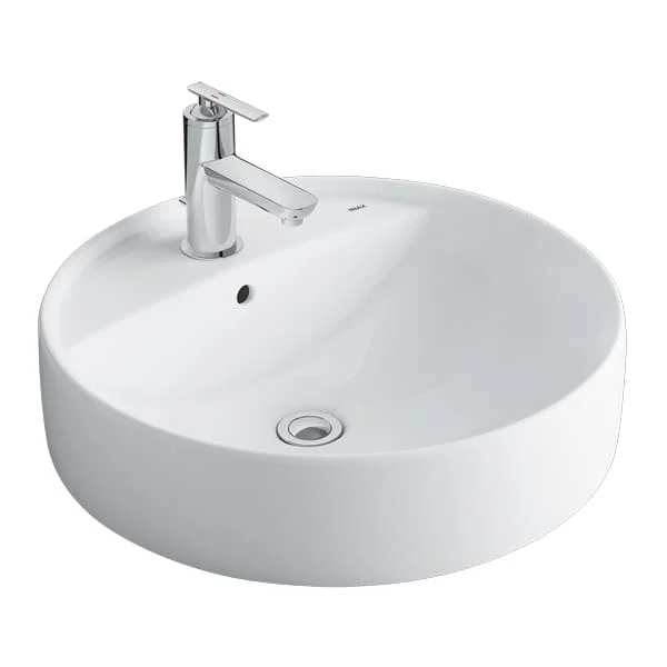 Chậu rửa mặt bàn đá tròn Inax L-294VEC