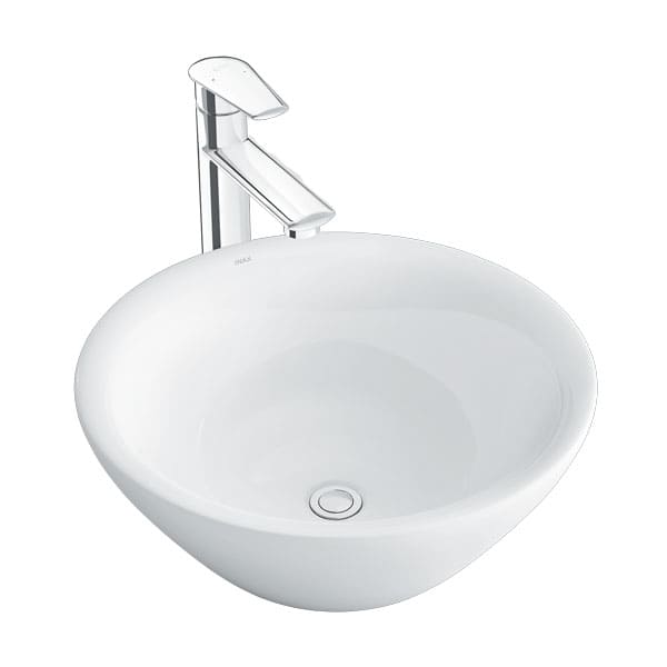 Chậu rửa mặt bàn đá tròn Inax L-445V