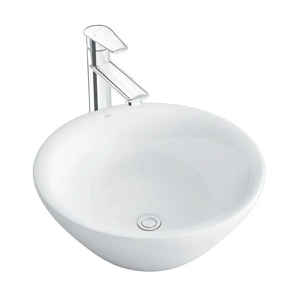 Chậu rửa mặt bàn đá tròn Inax L-445V
