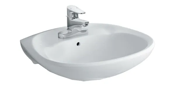 Chậu rửa mặt treo tường Inax L-284V (không chân)