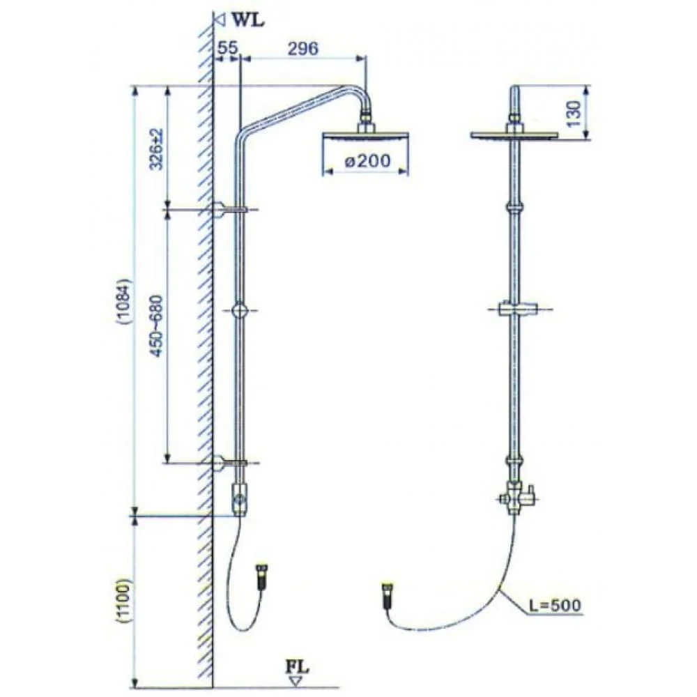 Thân Sen cây nóng lạnh Inax BFV-CL1