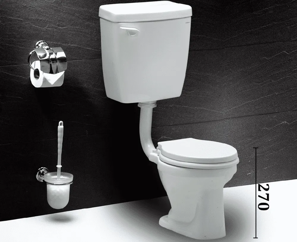 Bồn cầu 2 khối xả gạt Caesar
