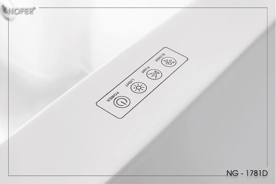 bảng điểu khiển bồn tắm MASSAGE NOFER NG–1781D