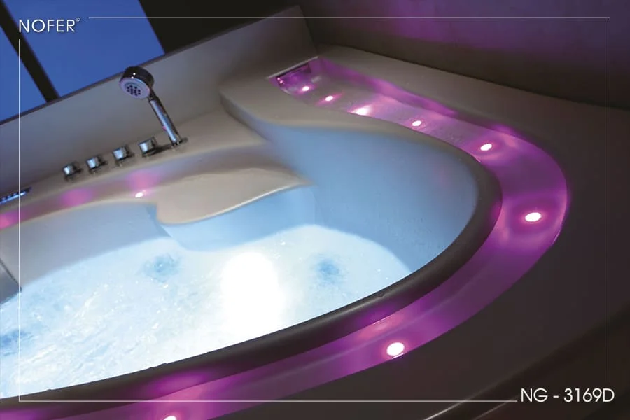 hệ thống đèn bồn tắm MASSAGE NOFER NG–3169D