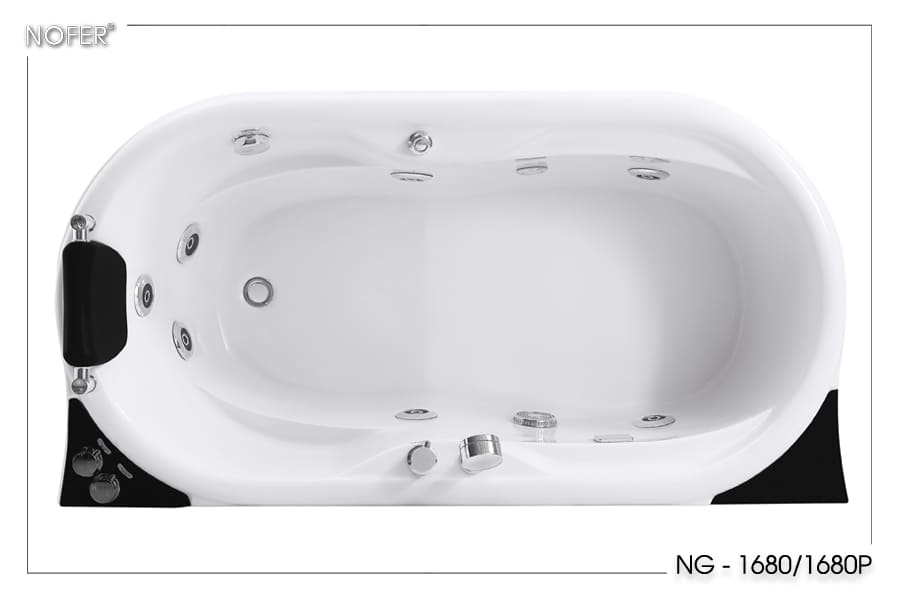 phía trong lòng bồn tắm MASSAGE NOFER NG–1680