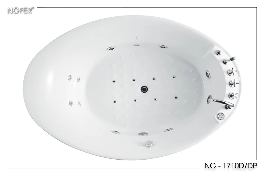 phía trong lòng bồn tắm MASSAGE NOFER NG–1710D