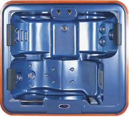 phía trong lòng Bồn tắm MASSAGE NOFER SPA-001