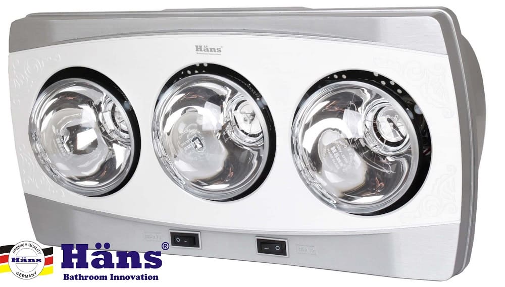 Đèn sưởi 2 bóng treo tường Hans-H3B