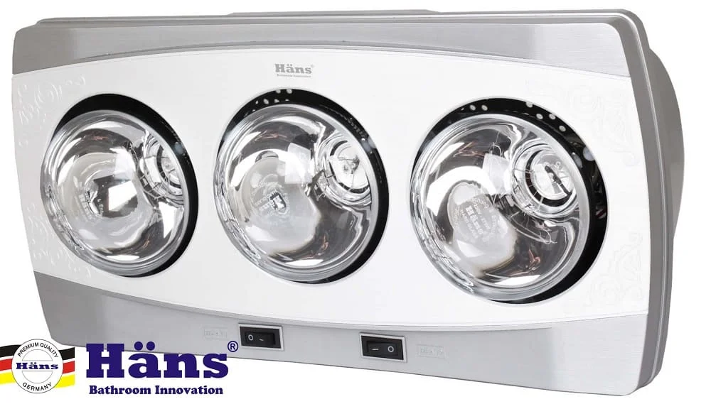 Đèn sưởi 2 bóng treo tường Hans-H3B