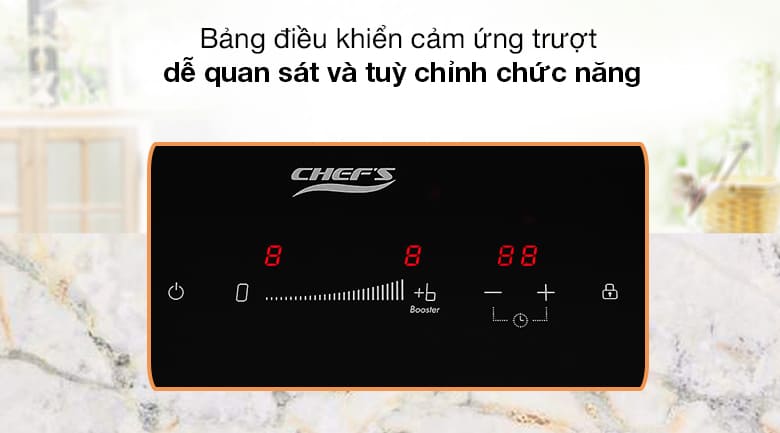 Bếp từ đôi Chefs EH-DIH328