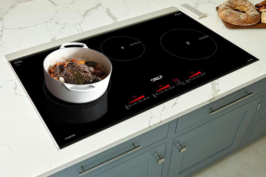 Bếp điện từ 3 vùng nấu Chefs EH-IH536
