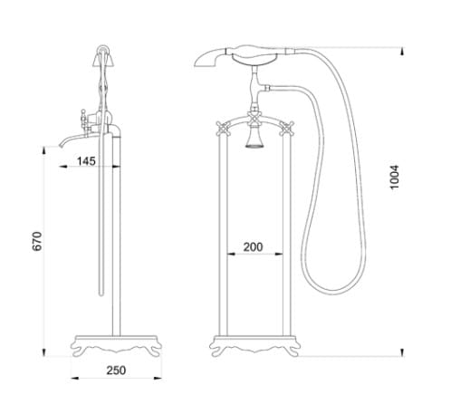 Sen tắm bồn EuroKing EU-51013