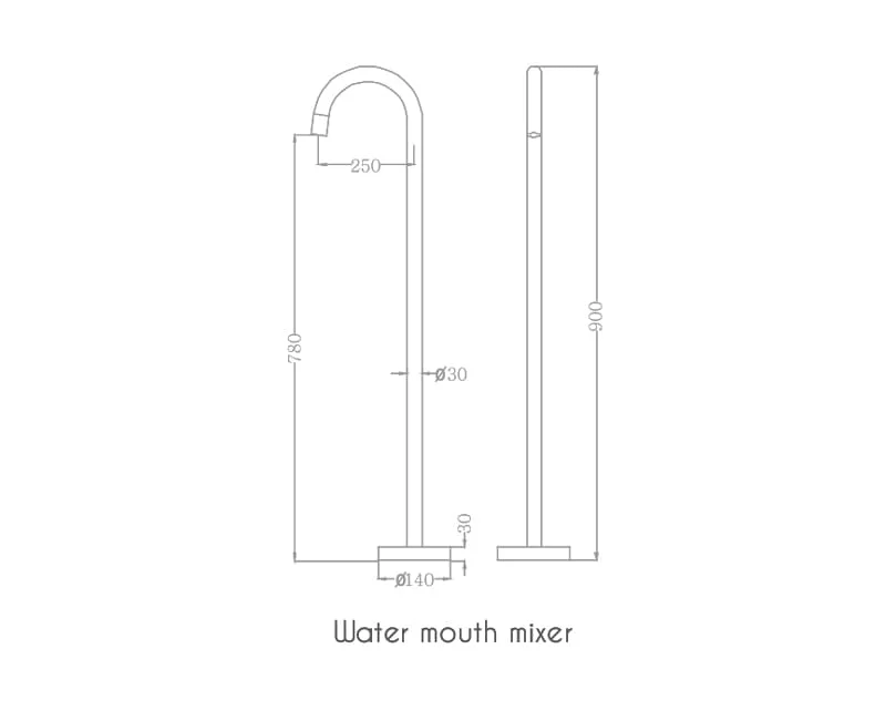 Sen tắm gắn bồn Nofer NO-61016 