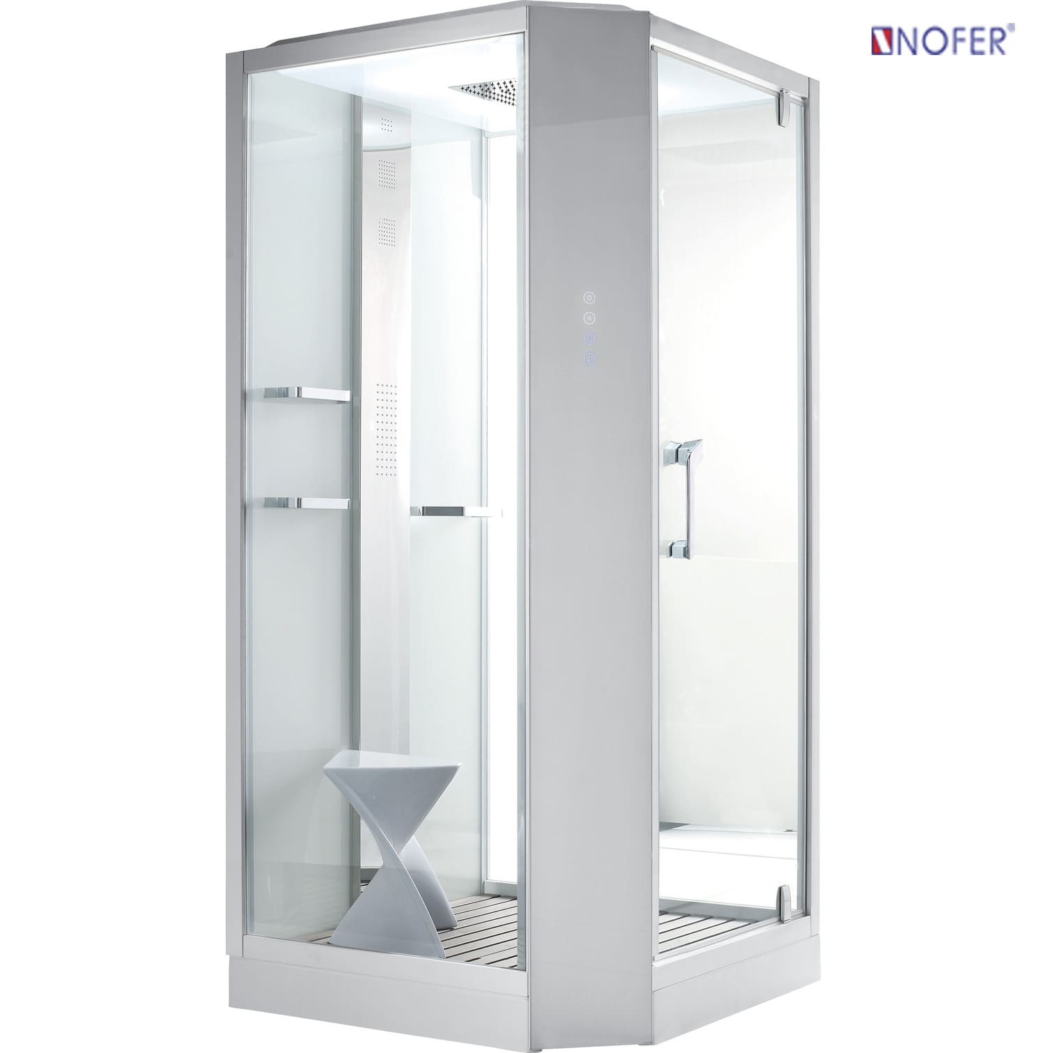 Phòng xông hơi Nofer NO-89101S (R) White