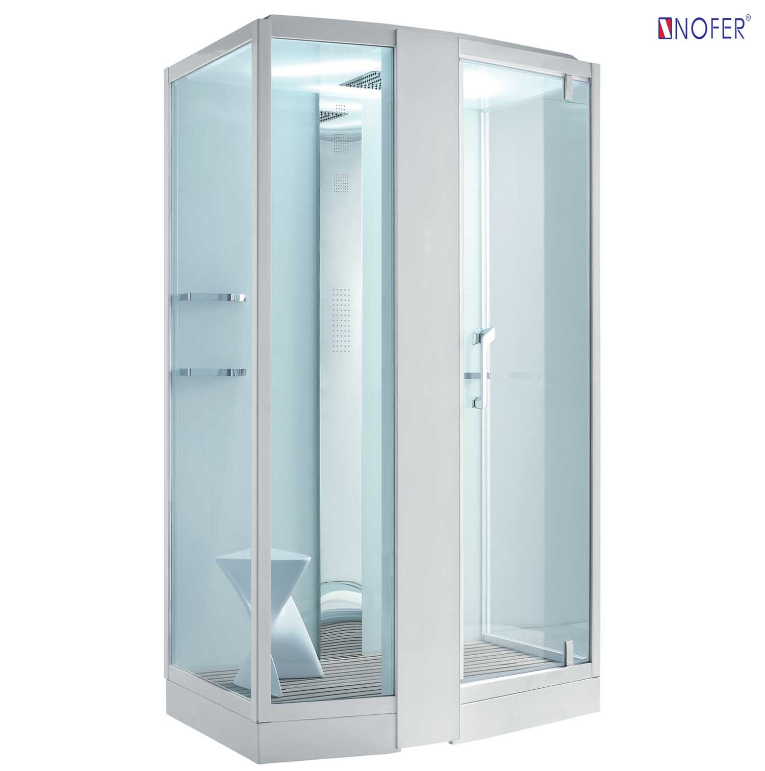Phòng xông hơi Nofer NO-89102S White