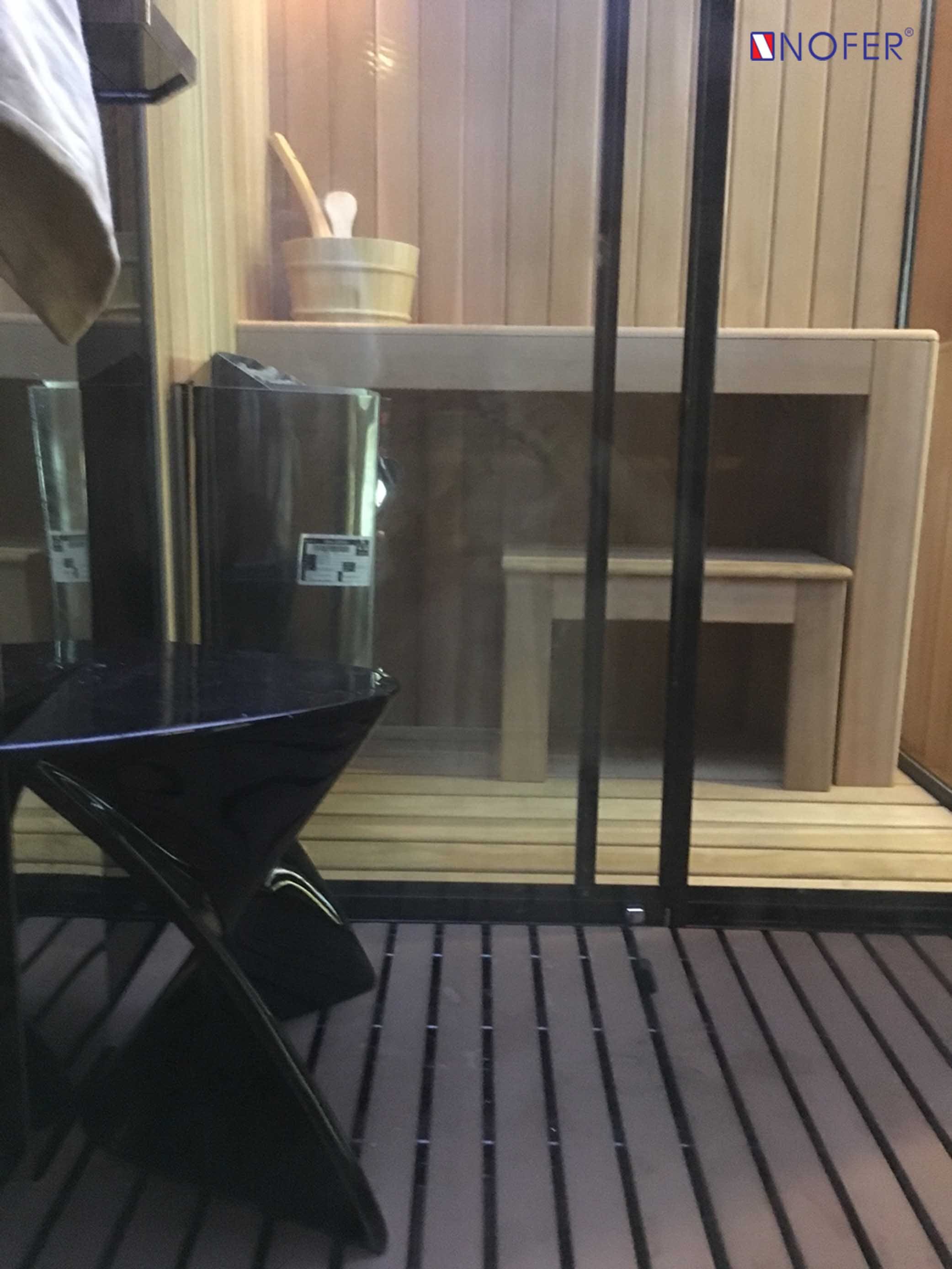Phòng xông hơi Nofer NO-89103S Black