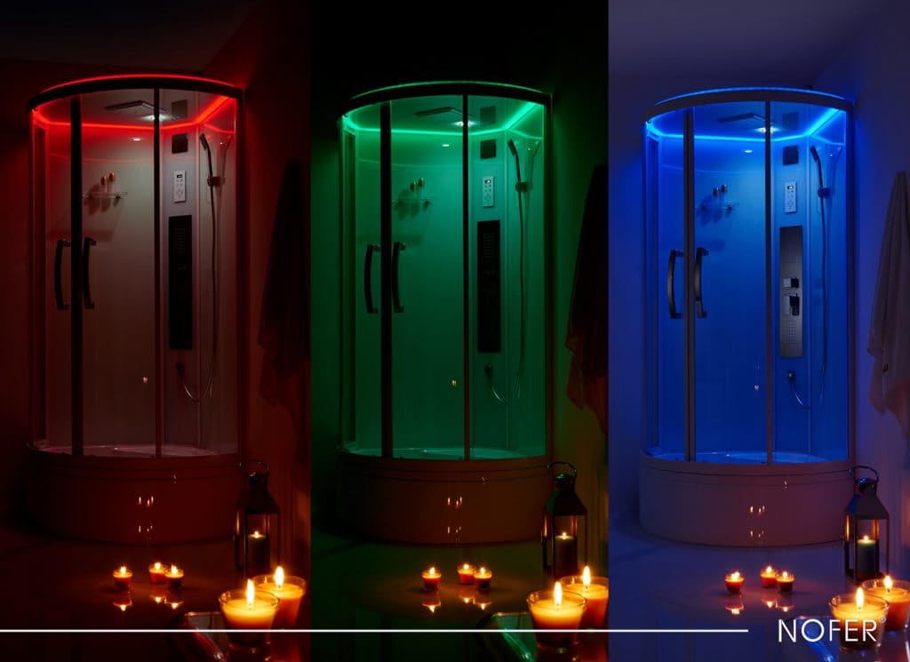 Phòng tắm vách kính NOFER NO-1018A