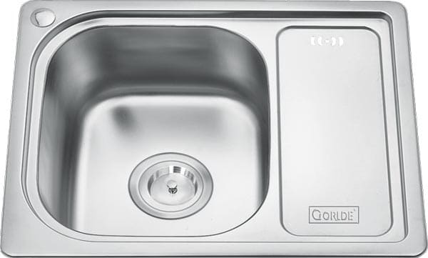 Chậu rửa bát 1 hố 1 bàn Inox GORLDE GD-020