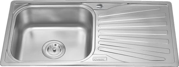 Chậu rửa bát 1 hố 1 bàn Inox GORLDE GD-0288