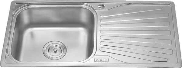 Chậu rửa bát 1 hố 1 bàn Inox GORLDE GD-0288