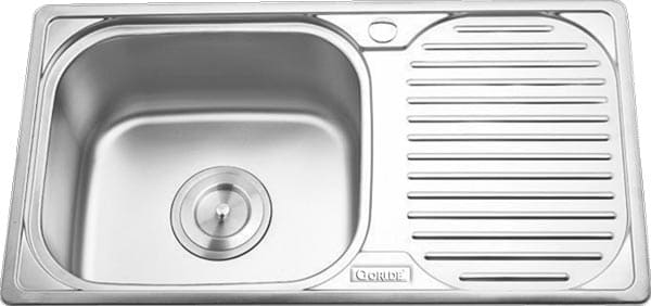 Chậu rửa bát 1 hố 1 bàn Inox GORLDE GD-0289