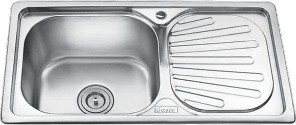 Chậu rửa bát 1 hố 1 bàn Inox GORLDE GD-0293