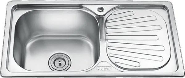 Chậu rửa bát 1 hố 1 bàn Inox GORLDE GD-0293