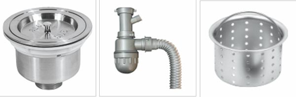 Chậu rửa bát 1 hố Inox GORLDE GD-018