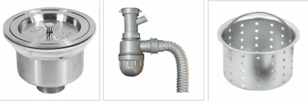 Chậu rửa bát 1 hố Inox GORLDE GD-018