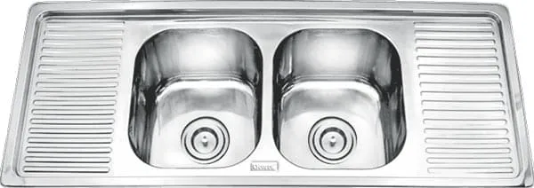 Chậu rửa bát 2 hố có bàn Inox GORLDE GD-5426