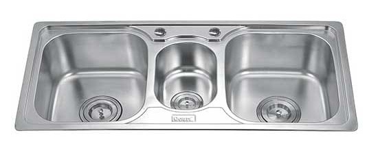 Chậu rửa bát 3 hố Inox GORLDE GD-5630