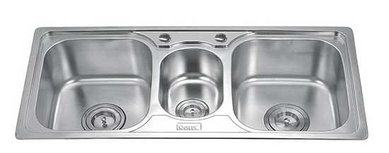 Chậu rửa bát 3 hố Inox GORLDE GD-5631