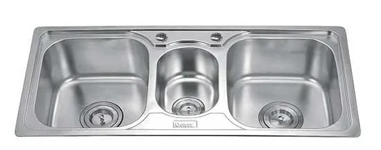 Chậu rửa bát 3 hố Inox GORLDE GD-5631