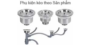 Chậu rửa bát 3 hố Inox GORLDE GD-5631