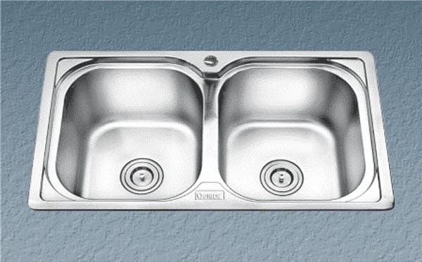 Chậu rửa bát 2 hố cân Inox Gorlde B-210