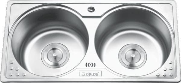 Chậu rửa bát 2 hố cân Inox Gorlde GD-5902