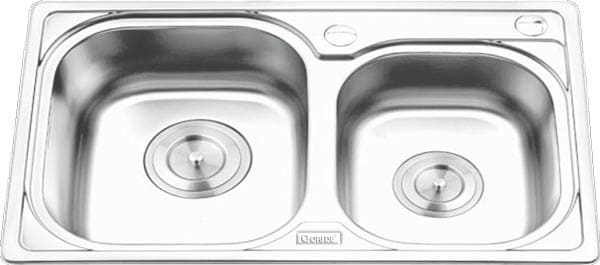 Chậu rửa bát 2 hố lệch Inox GORLDE GD-5502