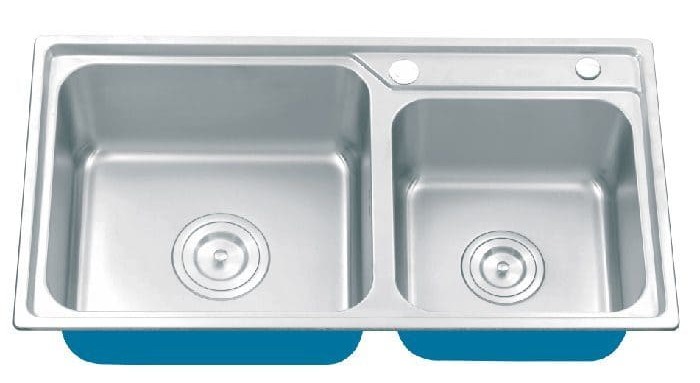 Chậu rửa bát 2 hố SUS 304 Gorlde GD-930